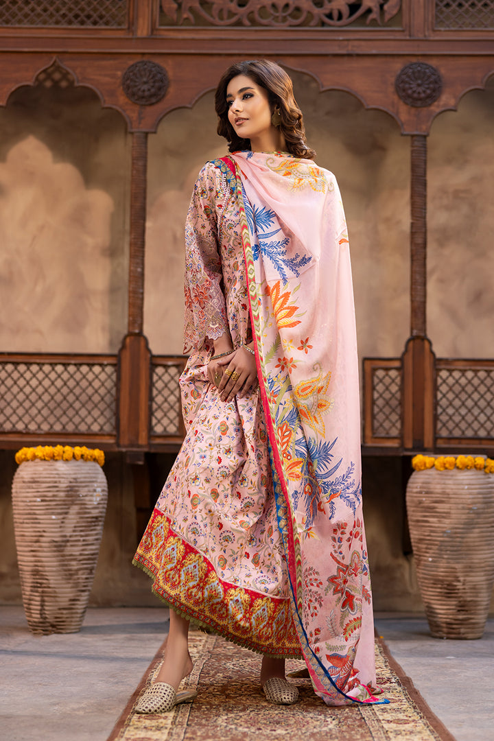 Asha - Cotton Cambric Frock (3PC)