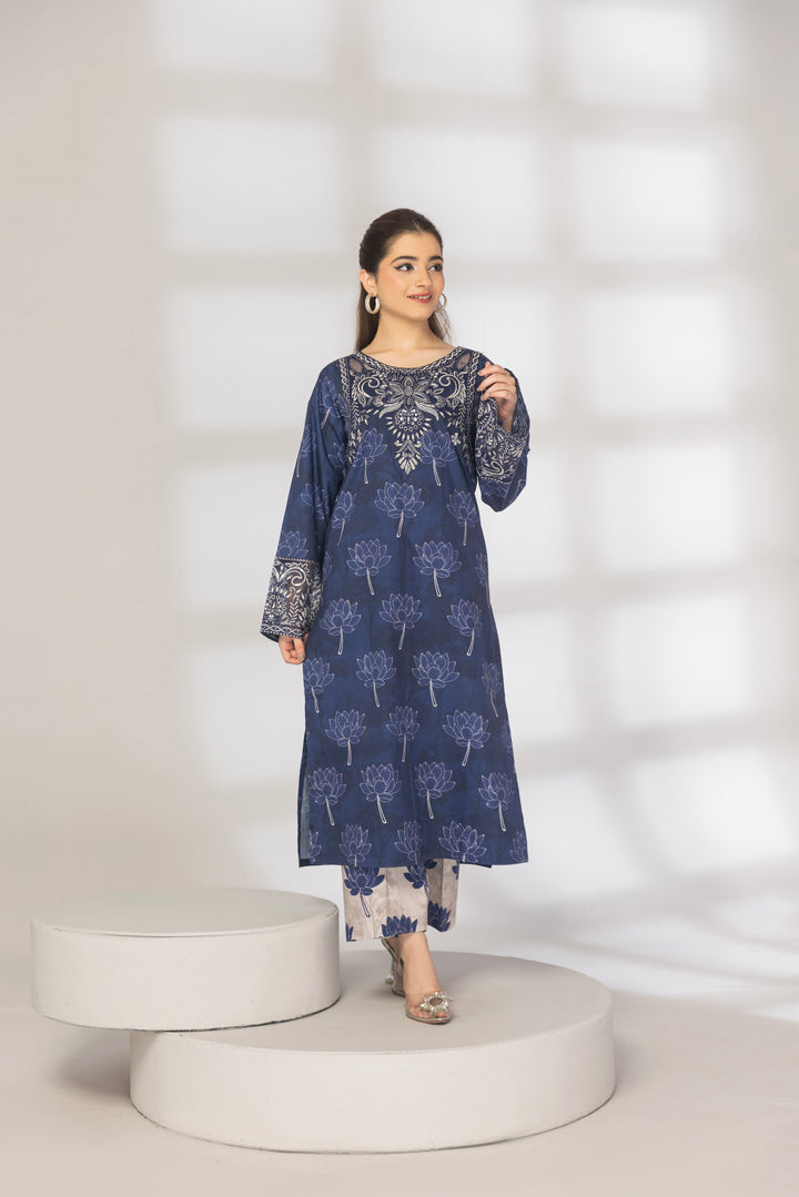 Ehaan 2Pc - Printed Khaddar Dress