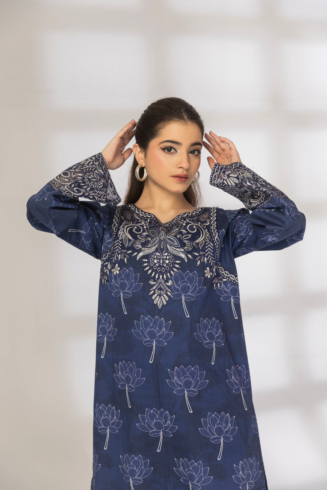 Ehaan 2Pc - Printed Khaddar Dress