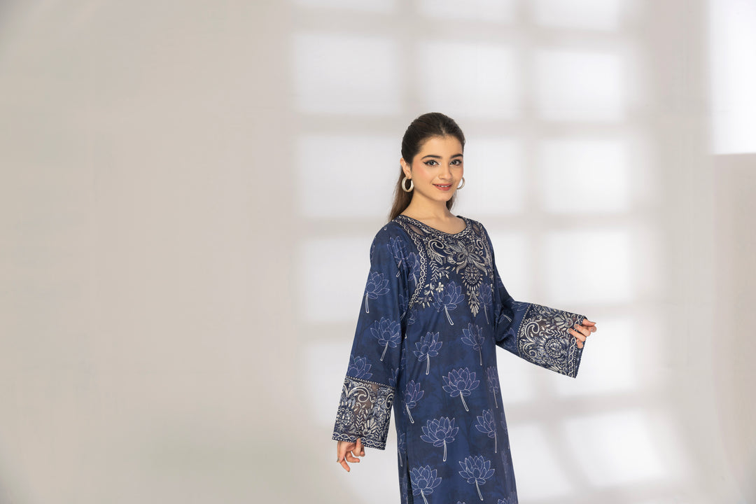 Ehaan 2Pc - Printed Khaddar Dress