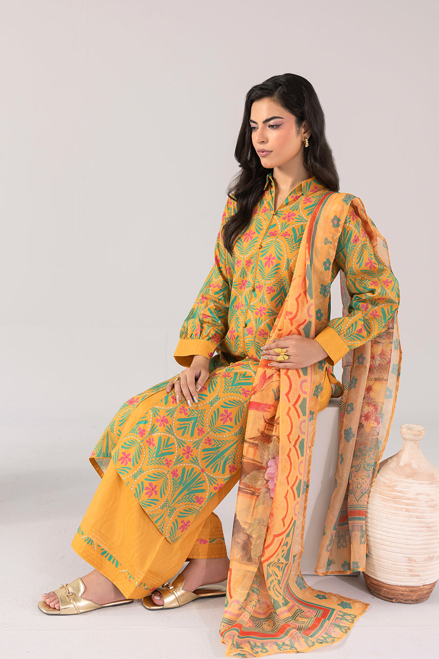 Artisan Muse-Printed Luxury Pret(3Pcs)