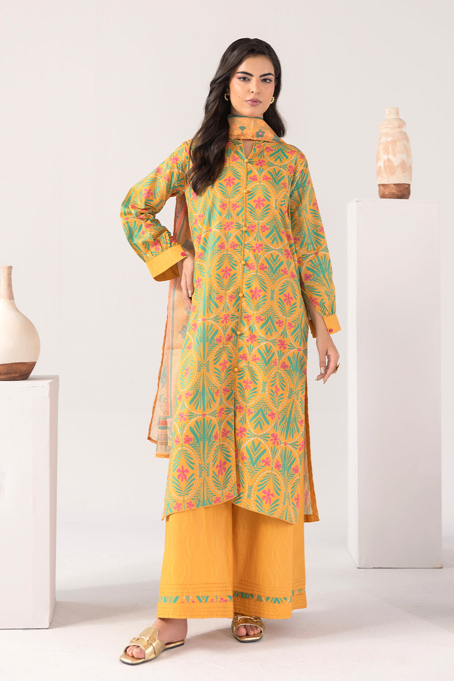 Artisan Muse-Printed Luxury Pret(3Pcs)