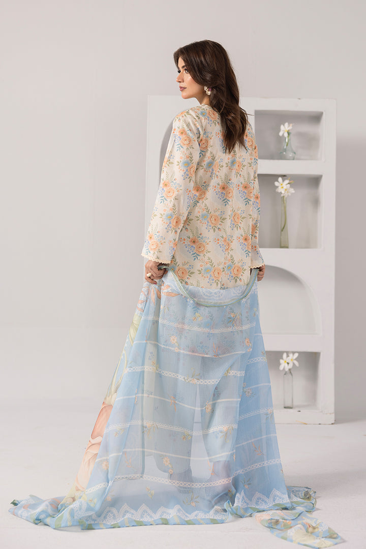 Bloom Theory-Printed Luxury Pret(3Pcs)