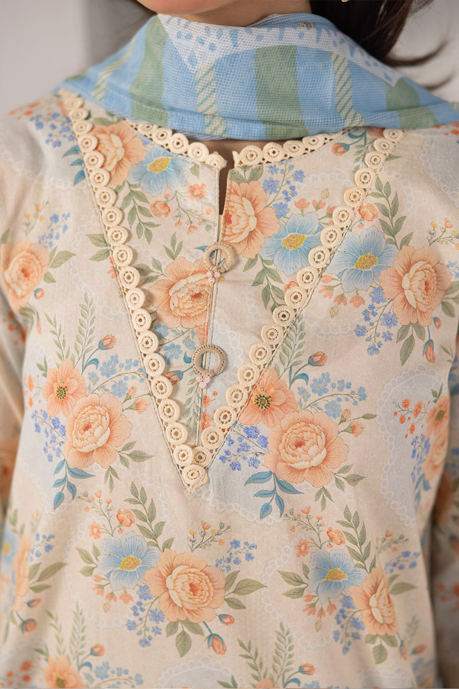 Bloom Theory-Printed Luxury Pret(3Pcs)