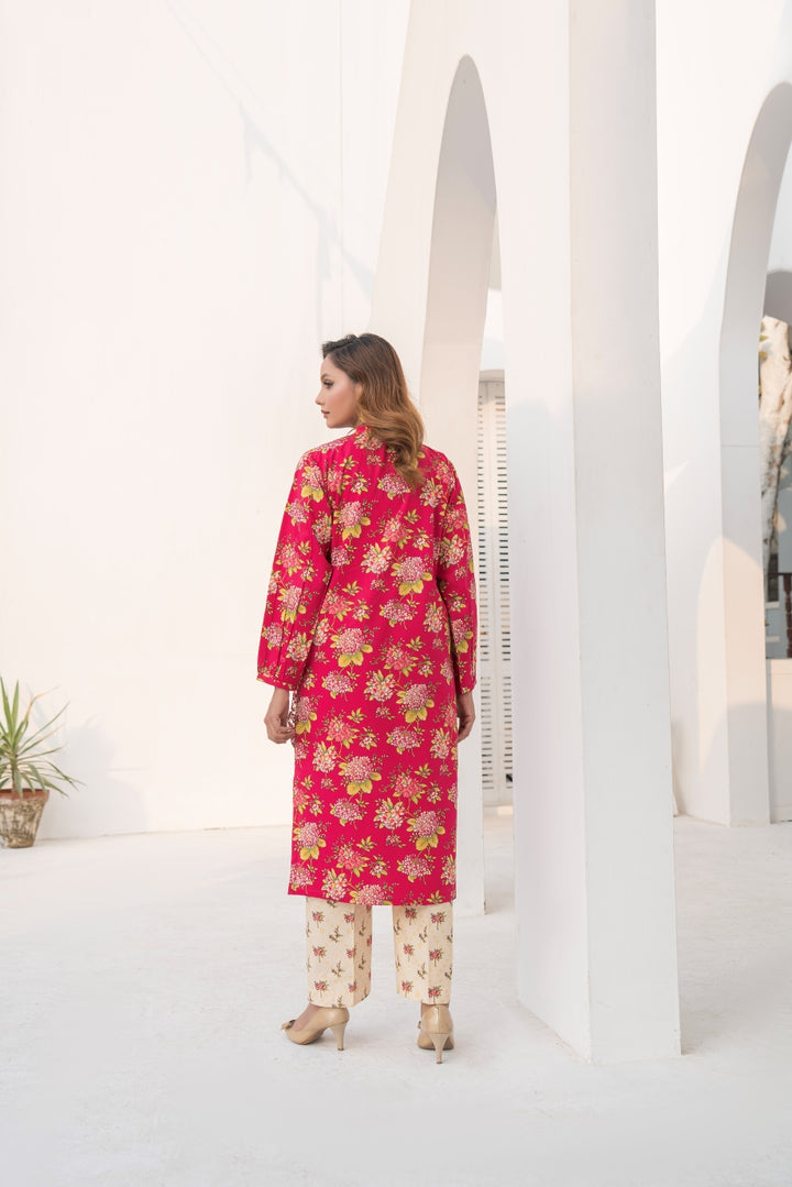 Naaz 2Pc - Printed Khaddar Dress