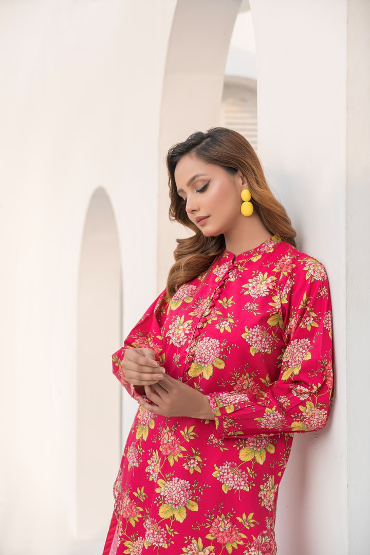 Naaz 2Pc - Printed Khaddar Dress