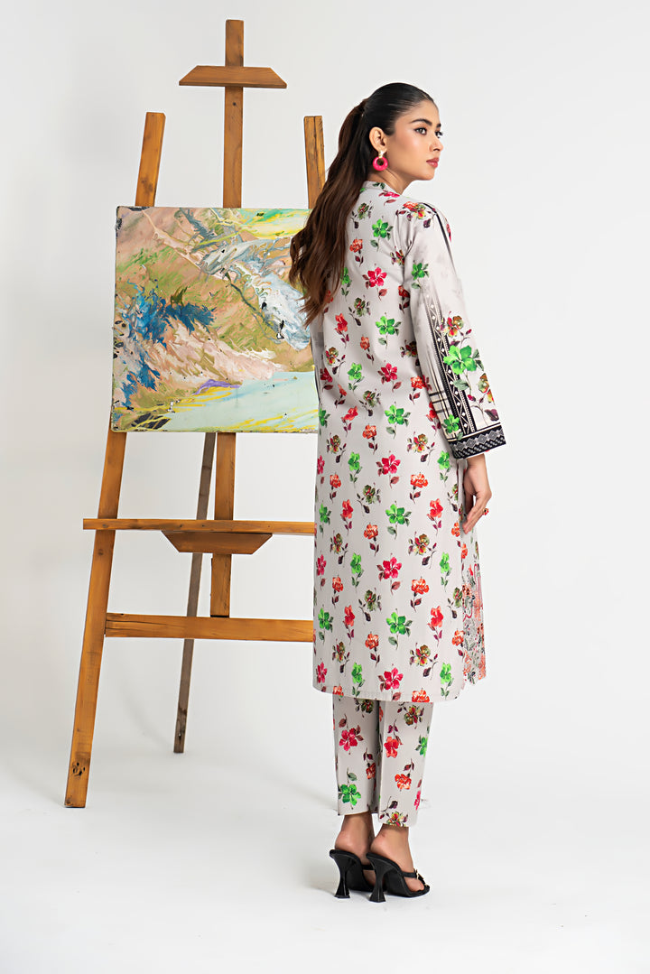 Nehal 2Pc - Printed Khaddar Dress