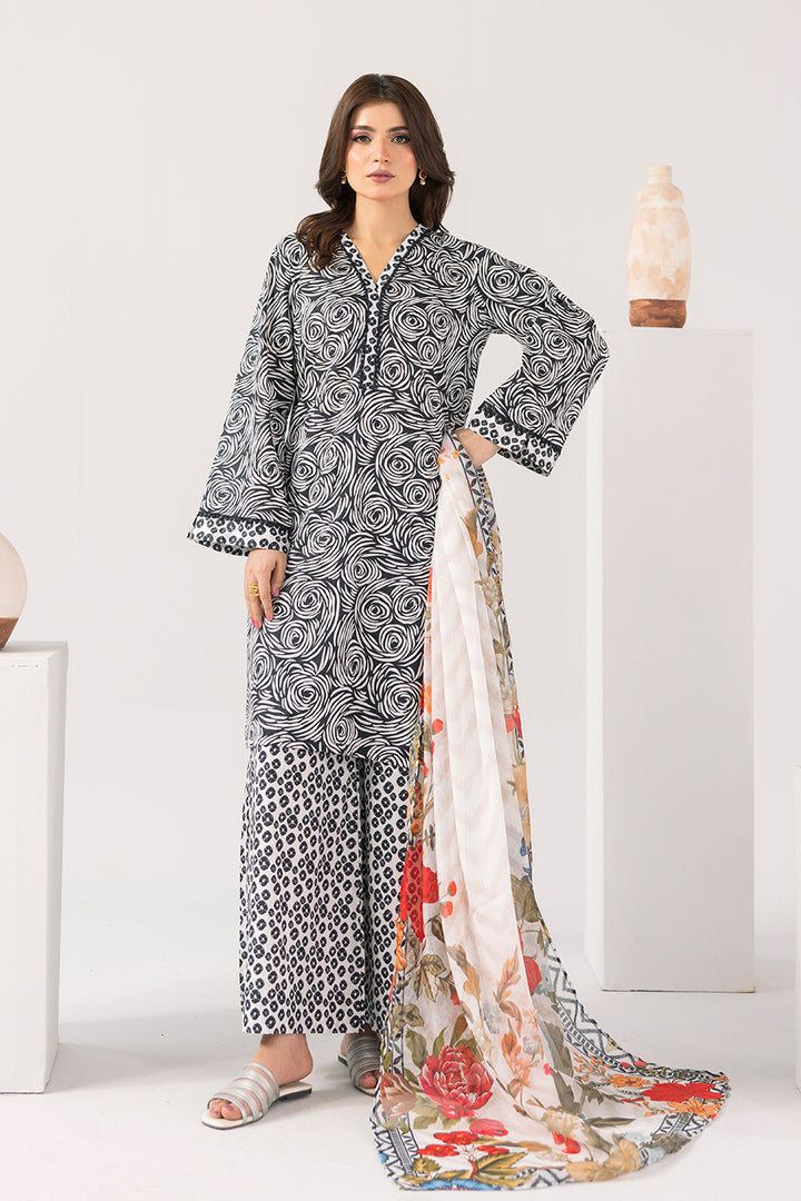 Luna Noir- Printed Luxury Pret(3Pcs)