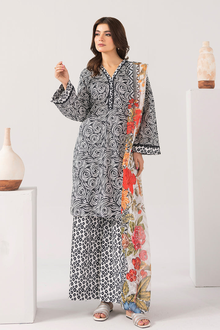 Luna Noir- Printed Luxury Pret(3Pcs)