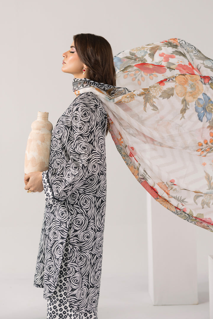 Luna Noir- Printed Luxury Pret(3Pcs)