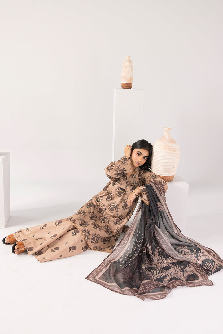 Mystic Waves-Printed Luxury Pret(3Pcs)