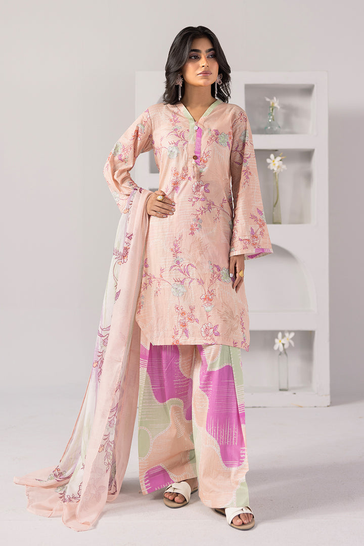 Noir Bloom-Printed Luxury Pret(3Pcs)