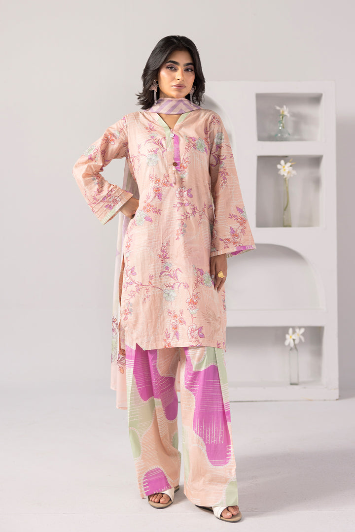 Noir Bloom-Printed Luxury Pret(3Pcs)