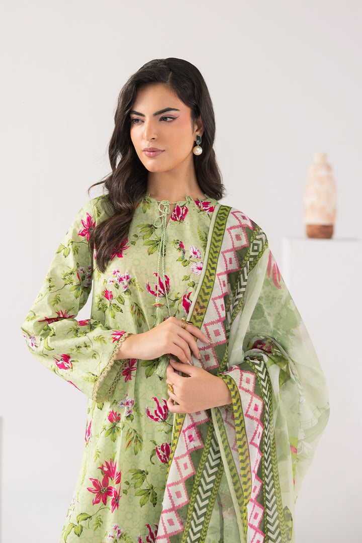 Petal Poetry-Printed Luxury Pret(3Pcs)