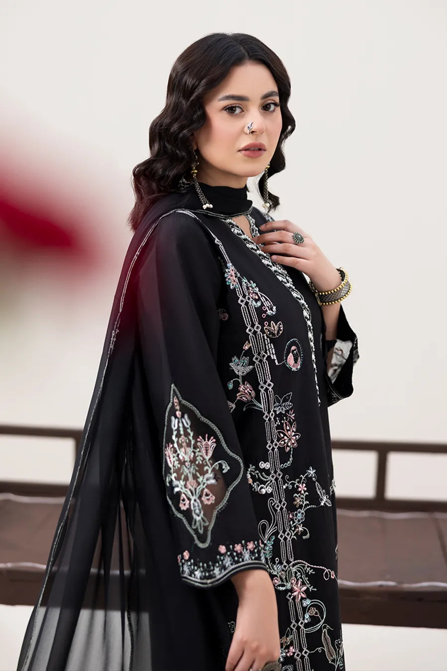 Chand Sitara Emb-3PC - Zeenat Pret