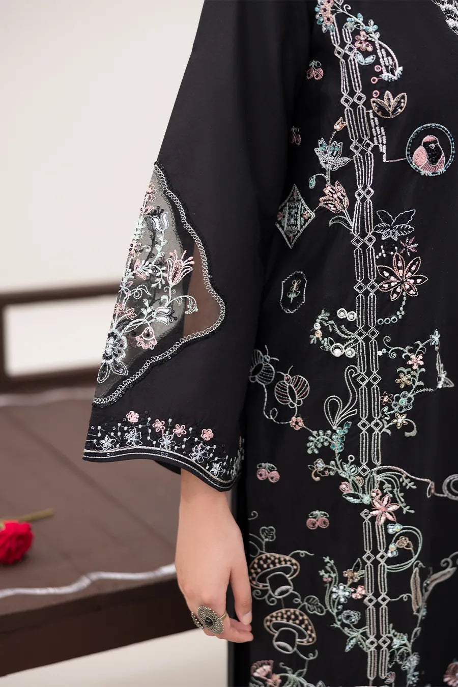 Chand Sitara Emb-3PC - Zeenat Pret