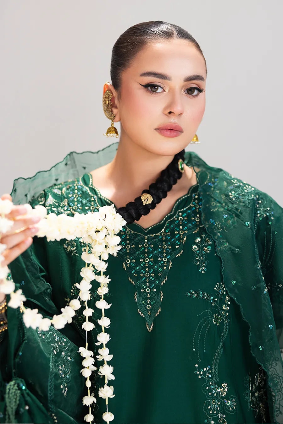 Shaam Emb-3PC - Zeenat Pret