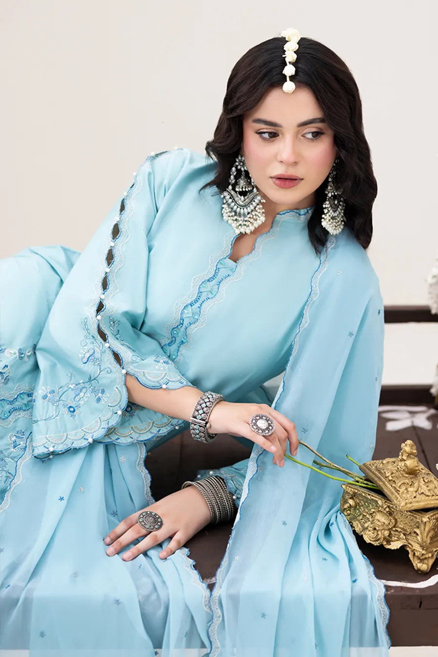 Nazm Emb-3PC - Zeenat Pret