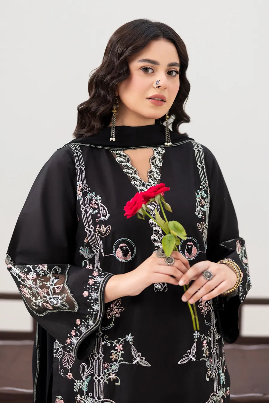 Chand Sitara Emb-3PC - Zeenat Pret
