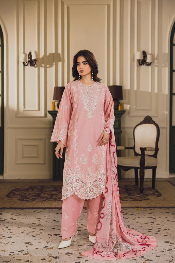 Rose Quardz- Luxury Pret (3PC)