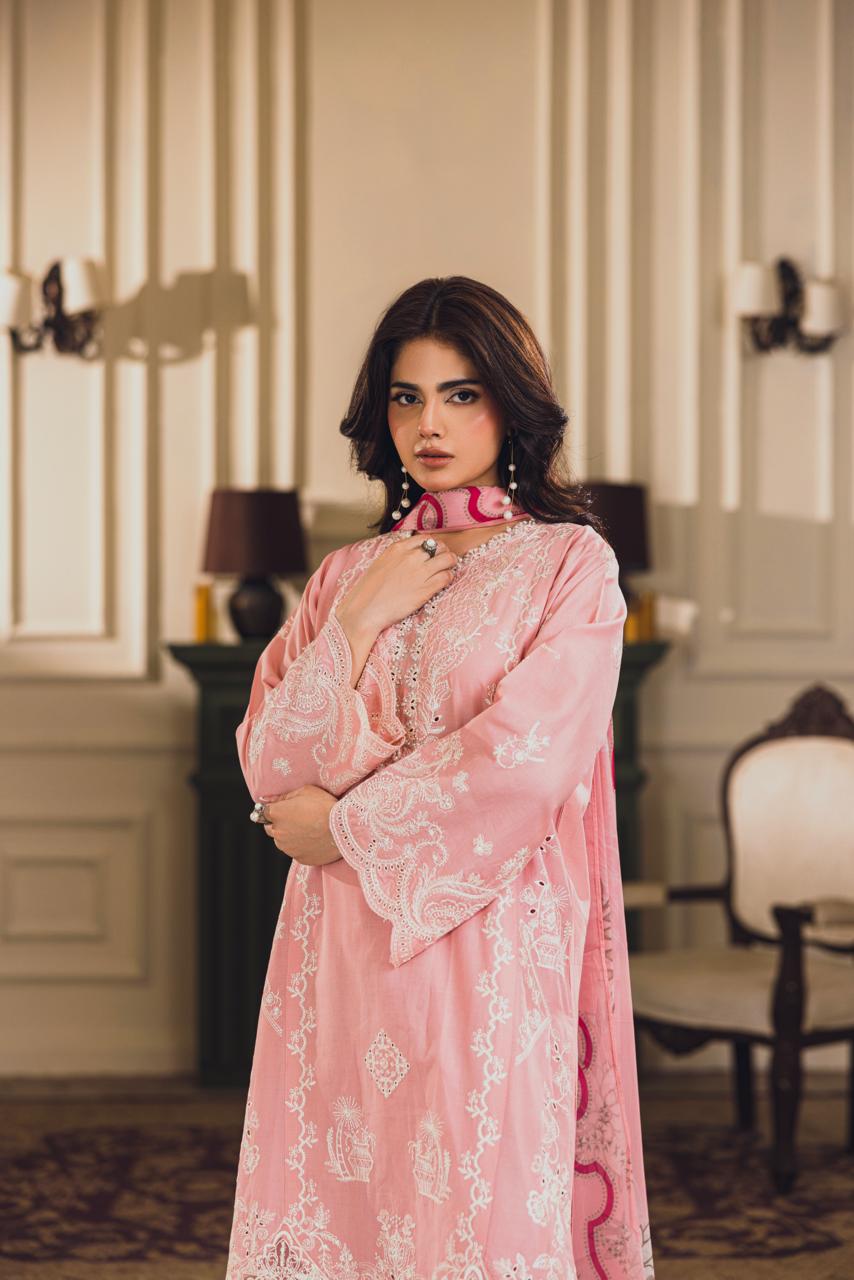 Rose Quardz- Luxury Pret (3PC)