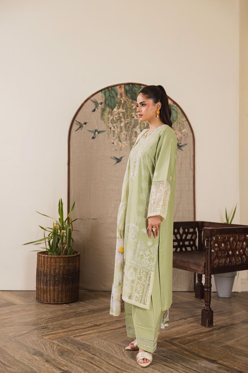 Prehnite-Luxury Pret (3PC)