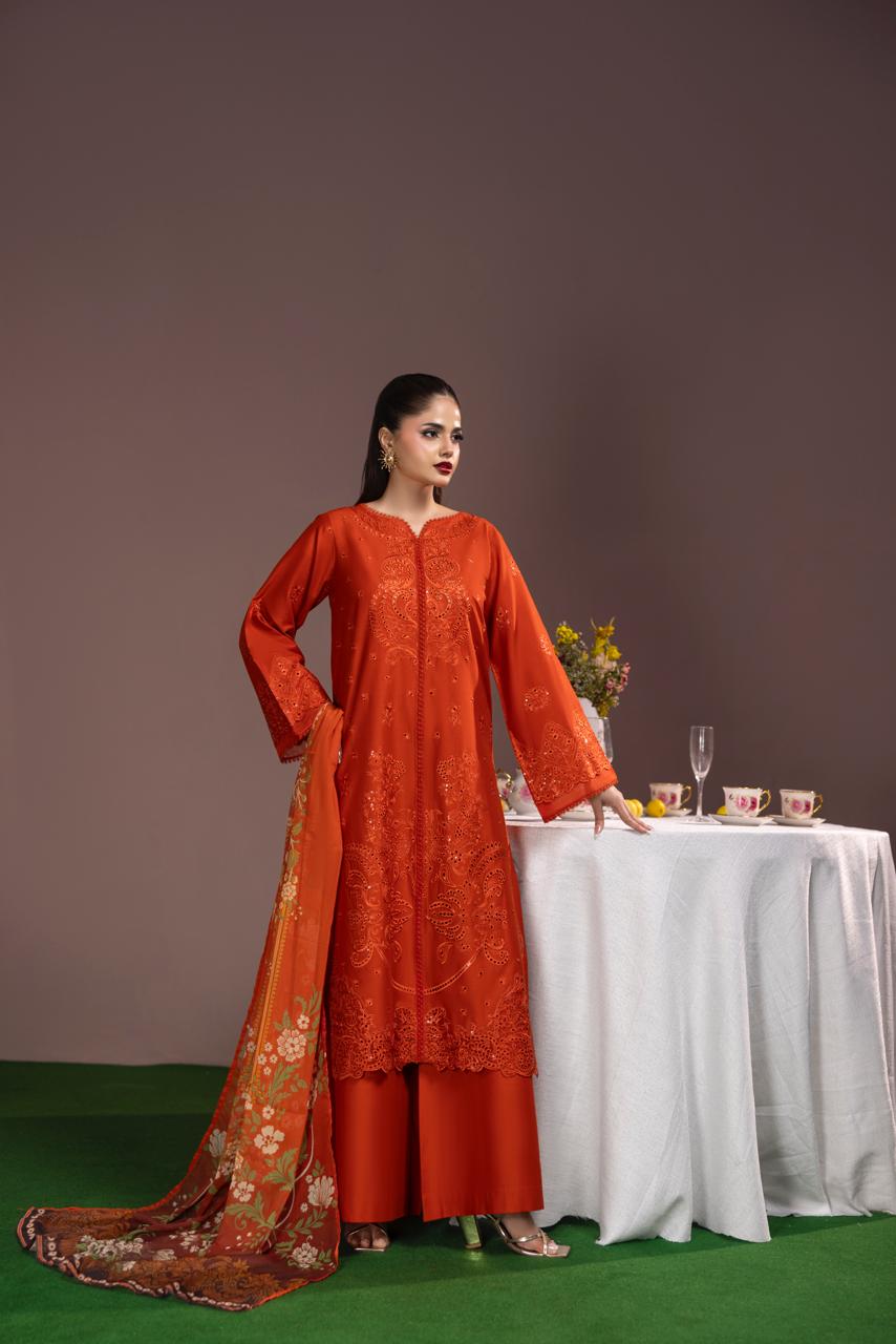 Fire Opal-Luxury Pret (3PC)