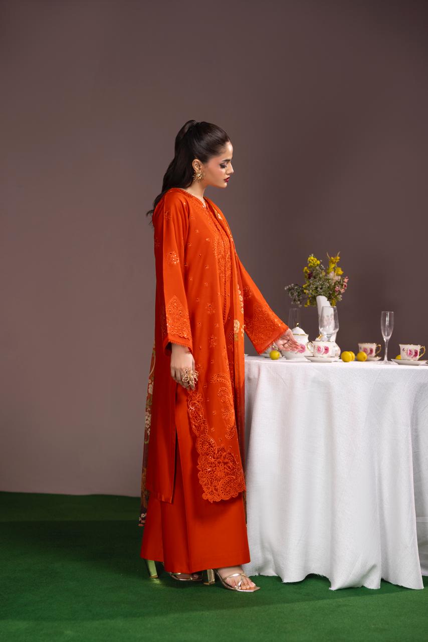 Fire Opal-Luxury Pret (3PC)