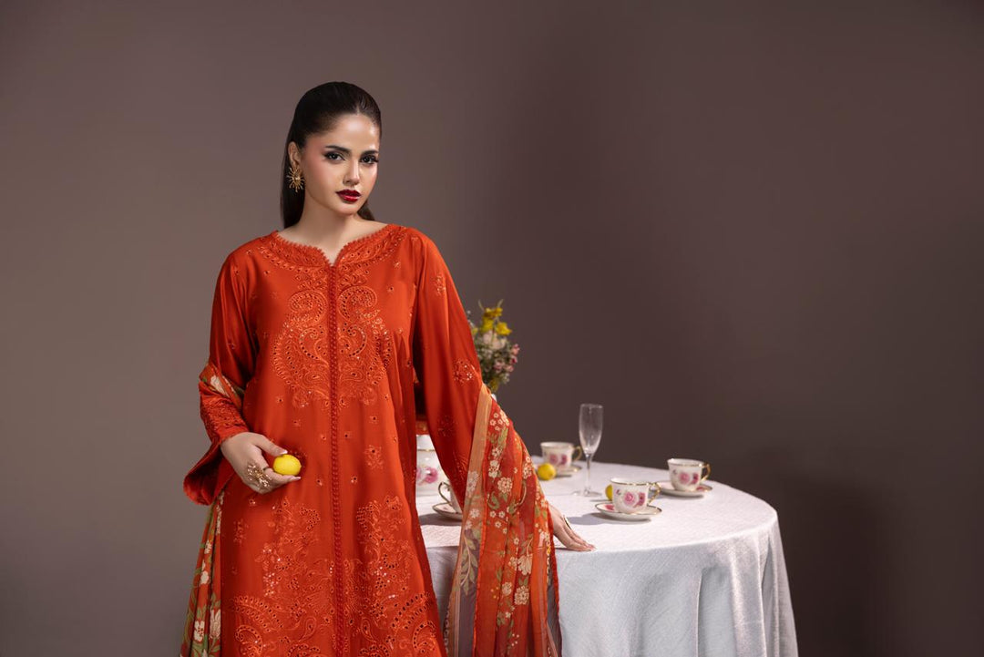 Fire Opal-Luxury Pret (3PC)