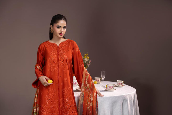 Fire Opal-Luxury Pret (3PC)