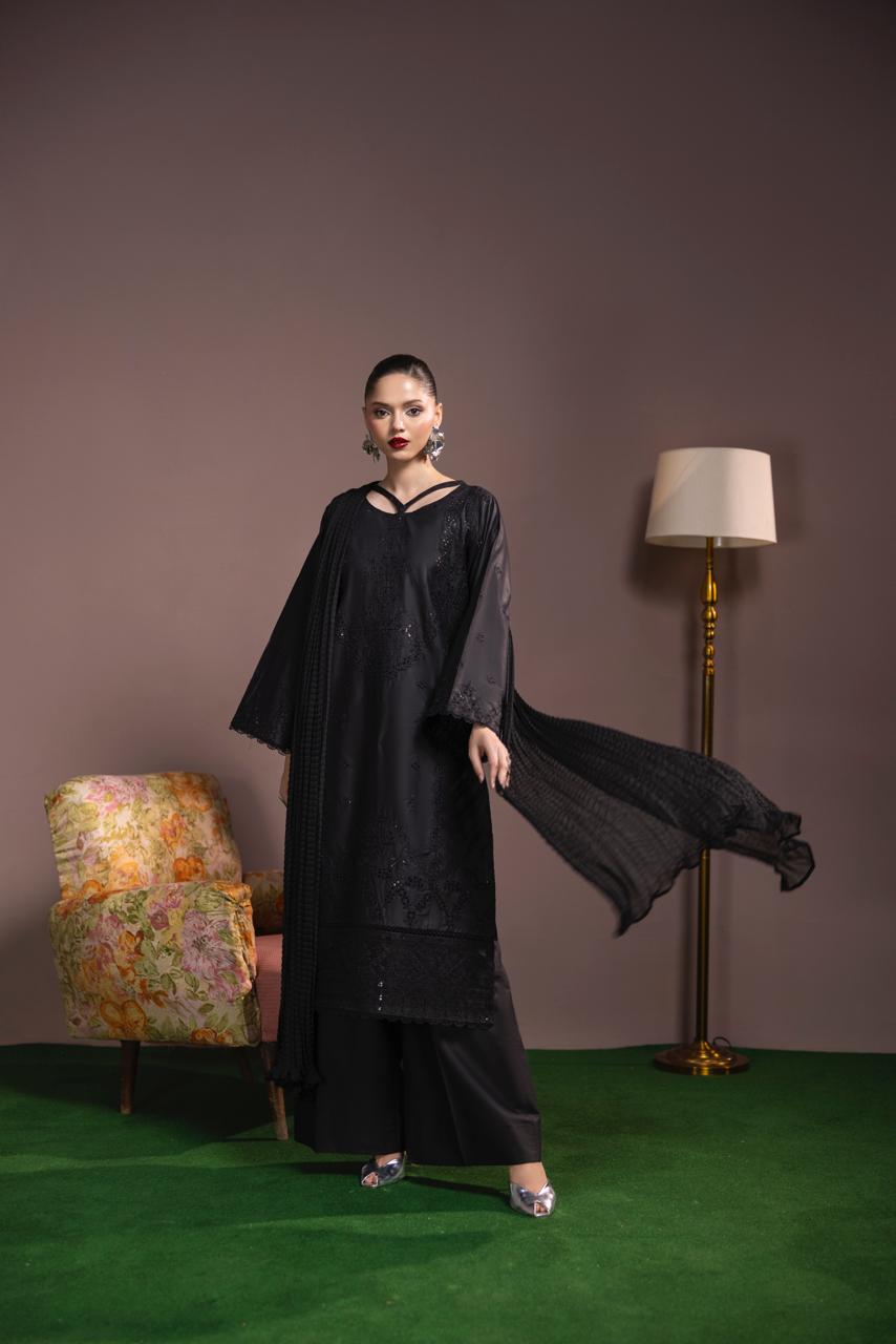 Obsidian-Luxury Pret (3PC)