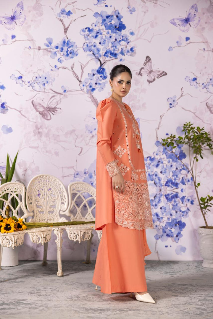 Peach Moonstone-Luxury Pret (3PC)