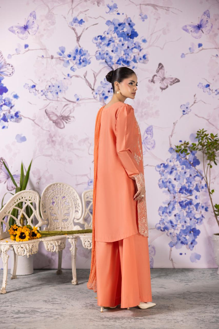 Peach Moonstone-Luxury Pret (3PC)