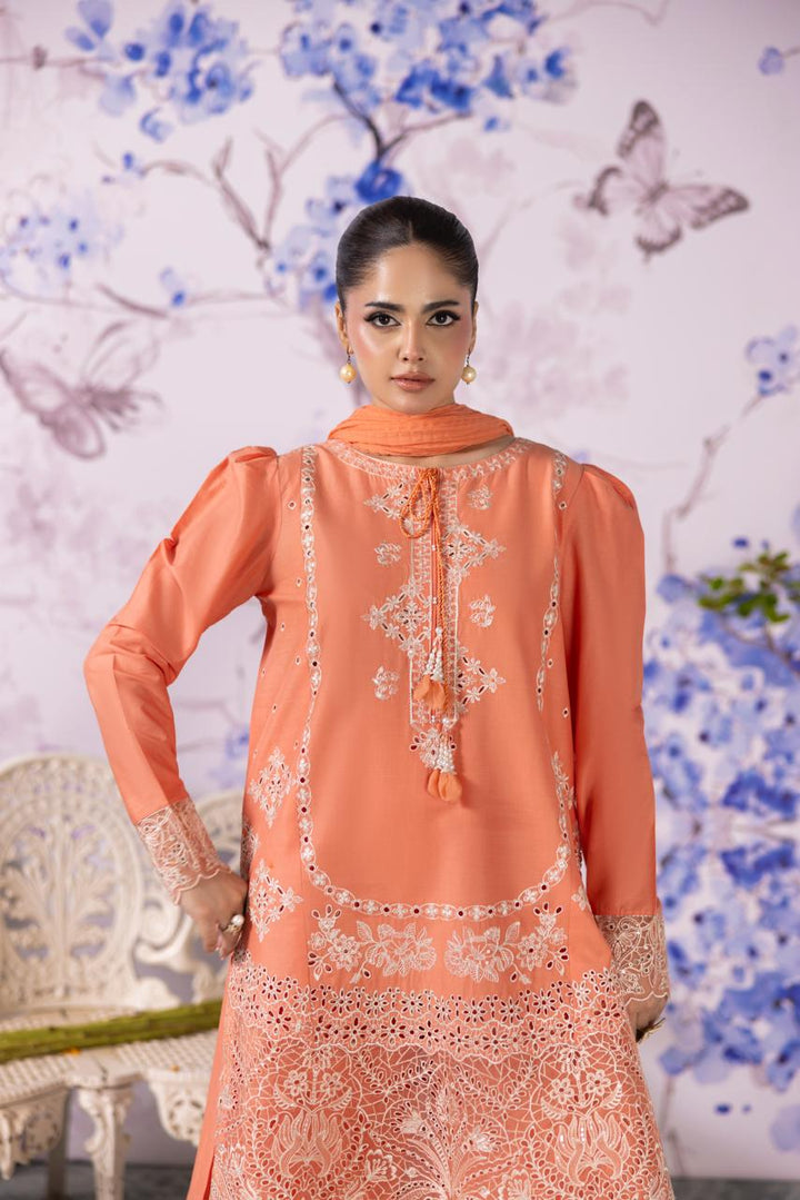 Peach Moonstone-Luxury Pret (3PC)