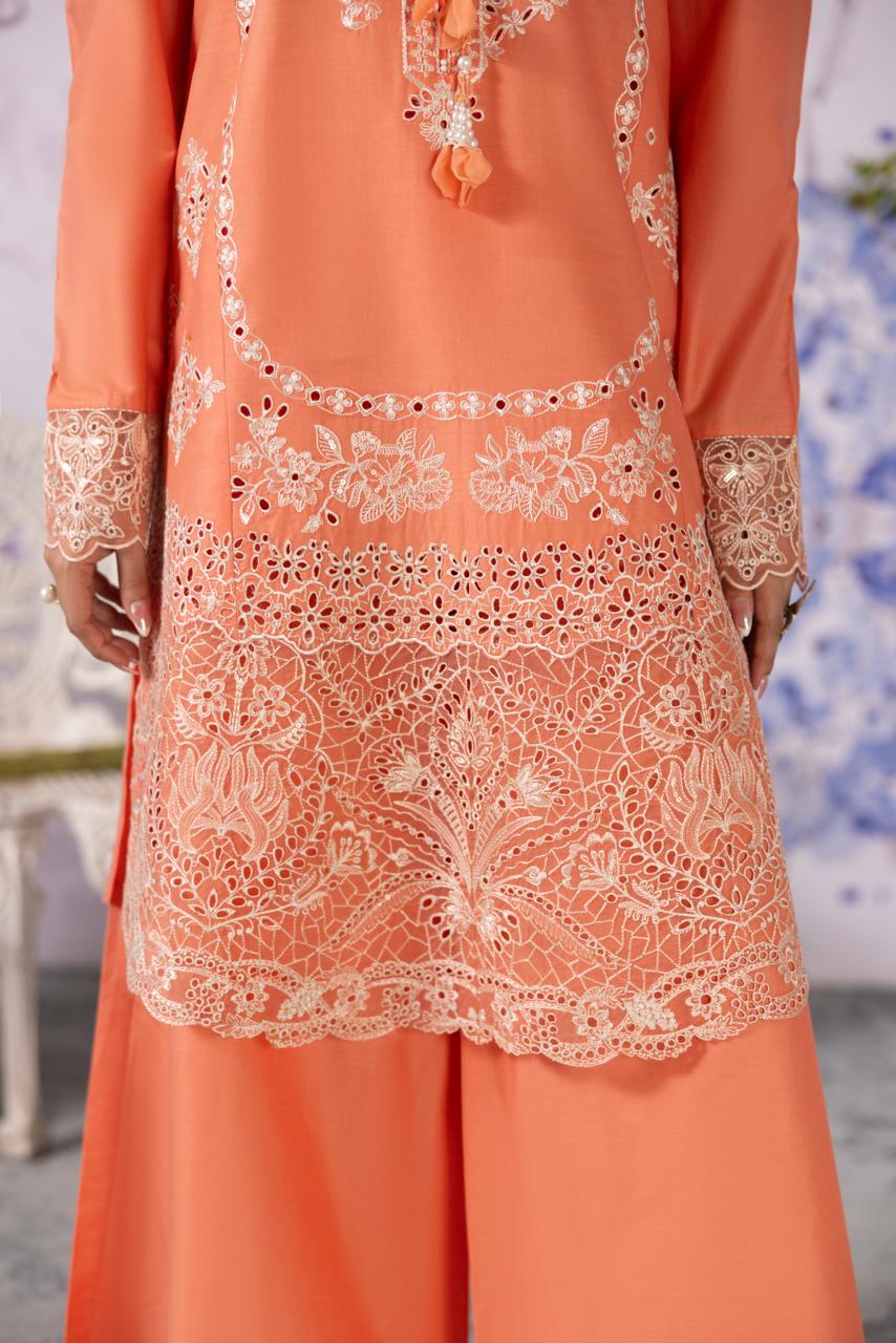 Peach Moonstone-Luxury Pret (3PC)