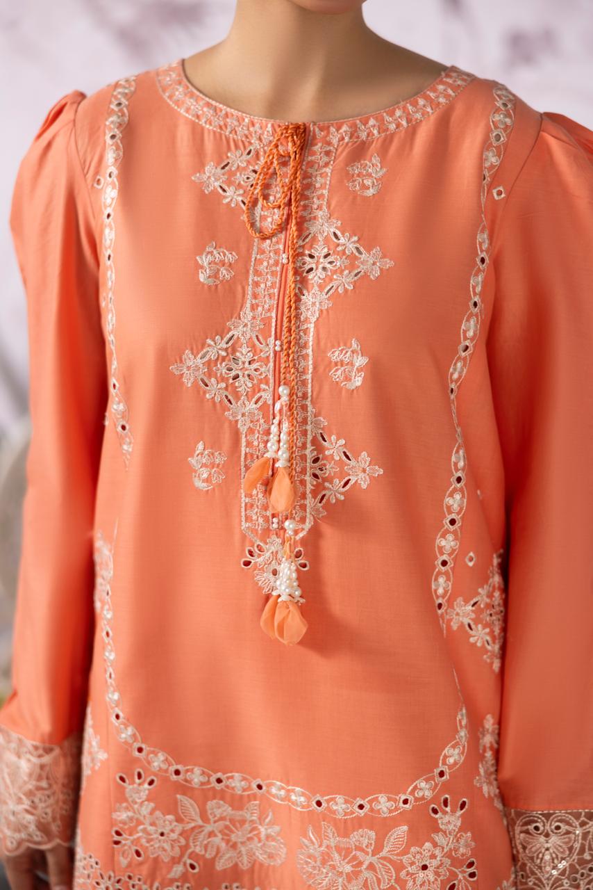 Peach Moonstone-Luxury Pret (3PC)