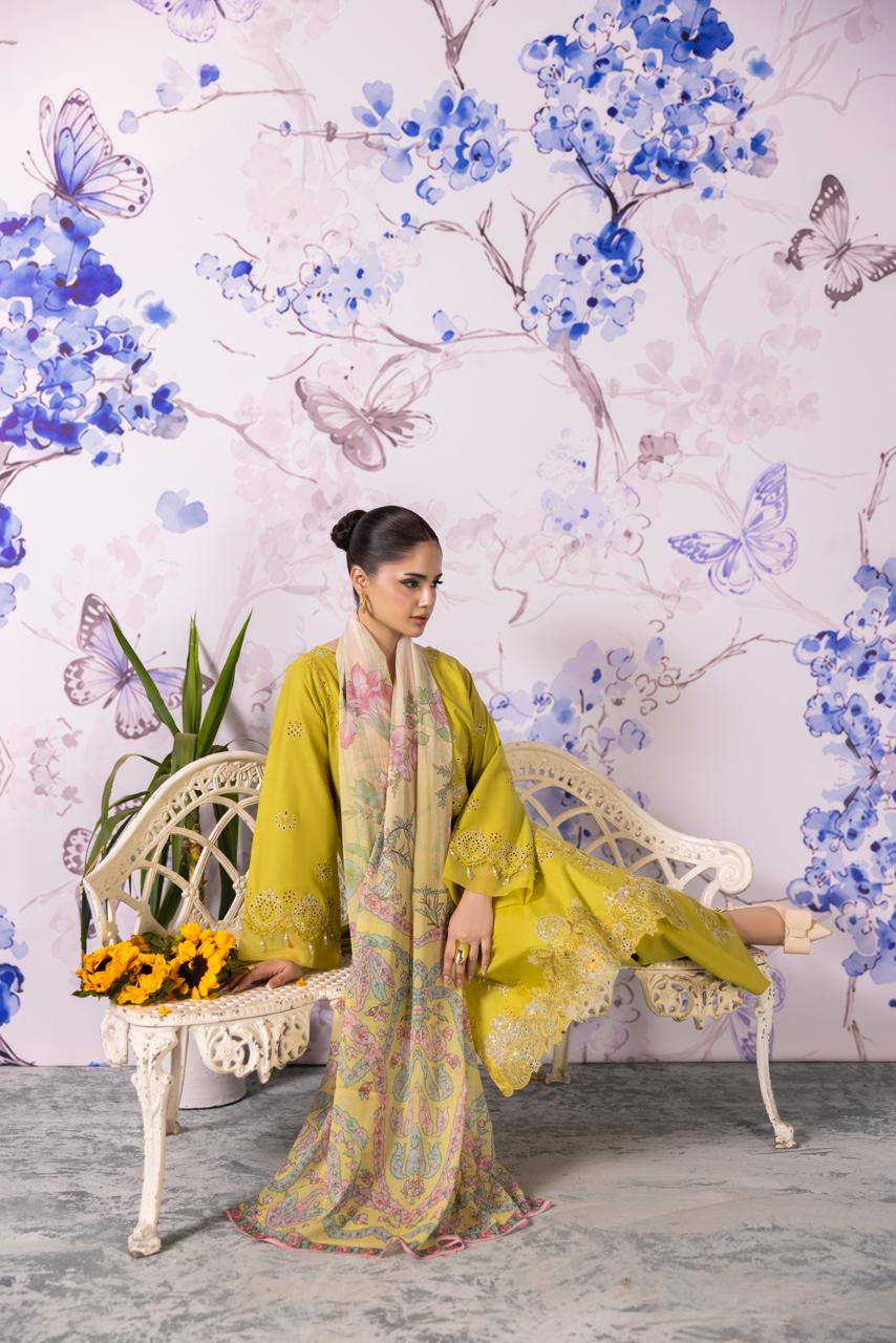 Citrine-Luxury Pret (3PC)