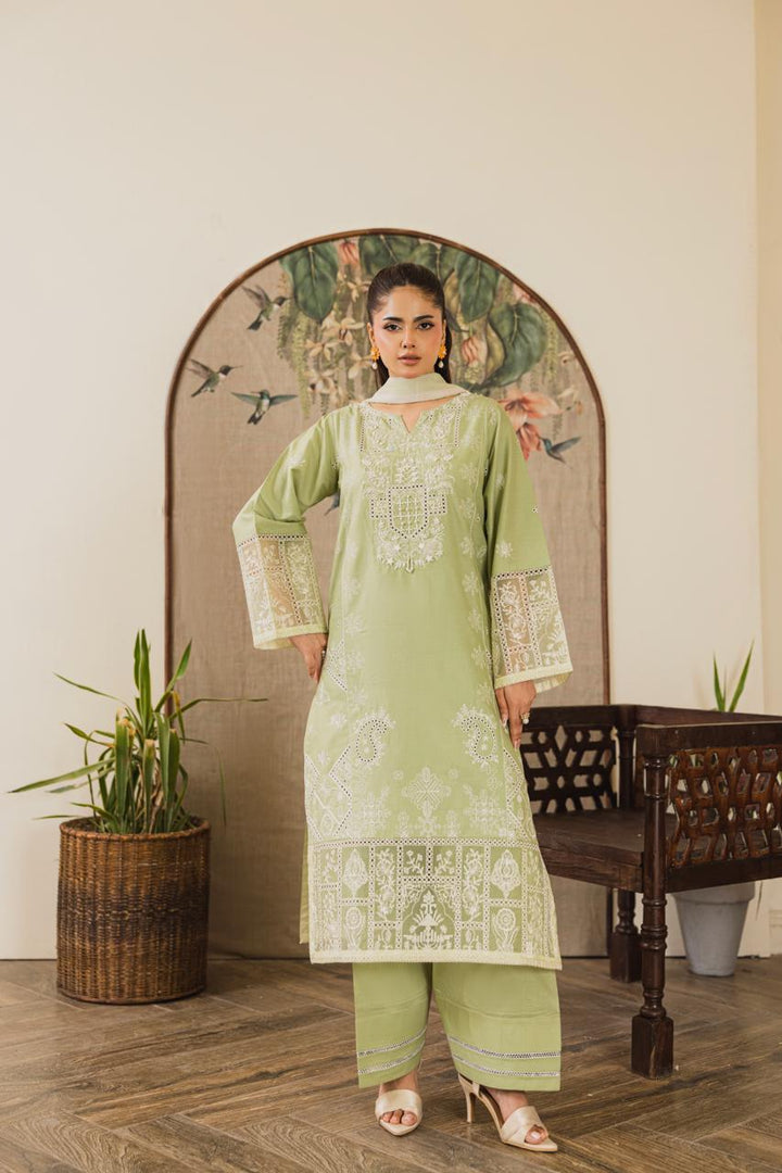 Prehnite-Luxury Pret (3PC)