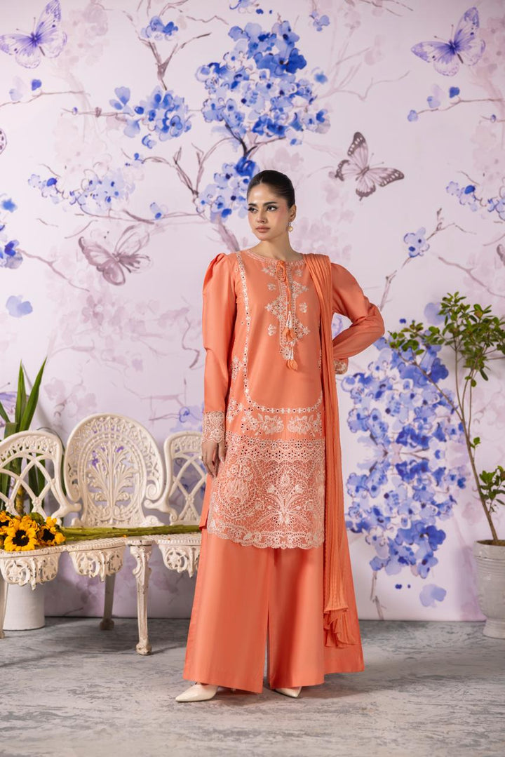 Peach Moonstone-Luxury Pret (3PC)