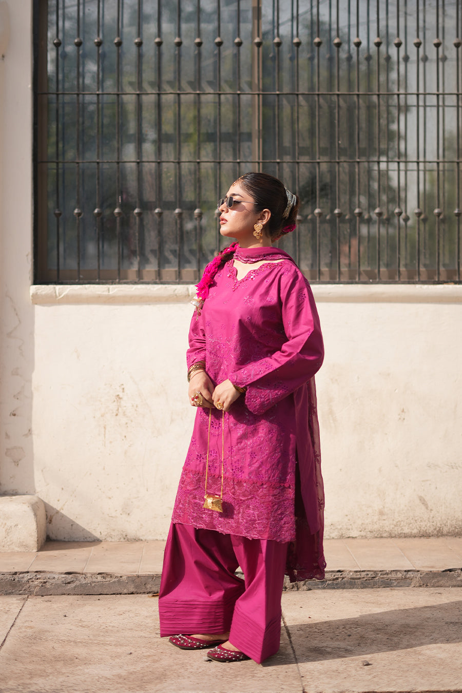 Charoite Emb-3PC - Zeenat Pret