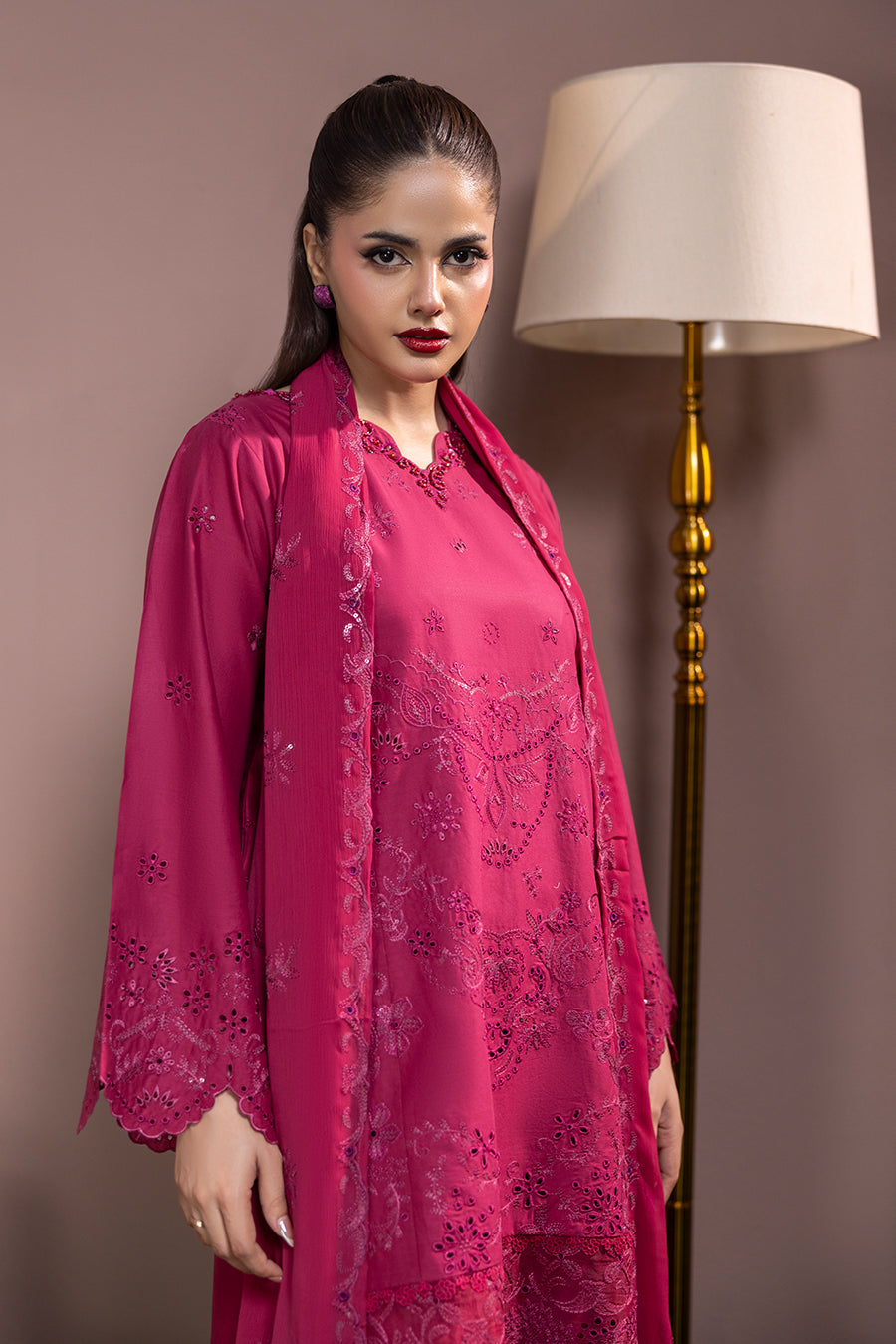Charoite Emb-3PC - Zeenat Pret