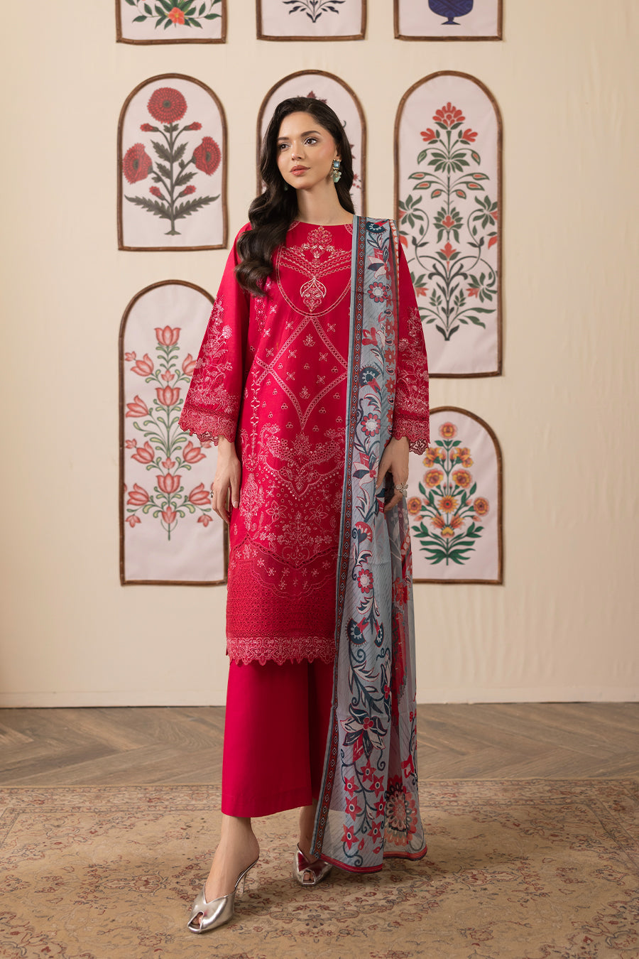 Crystal Emb-3PC - Zeenat Pret