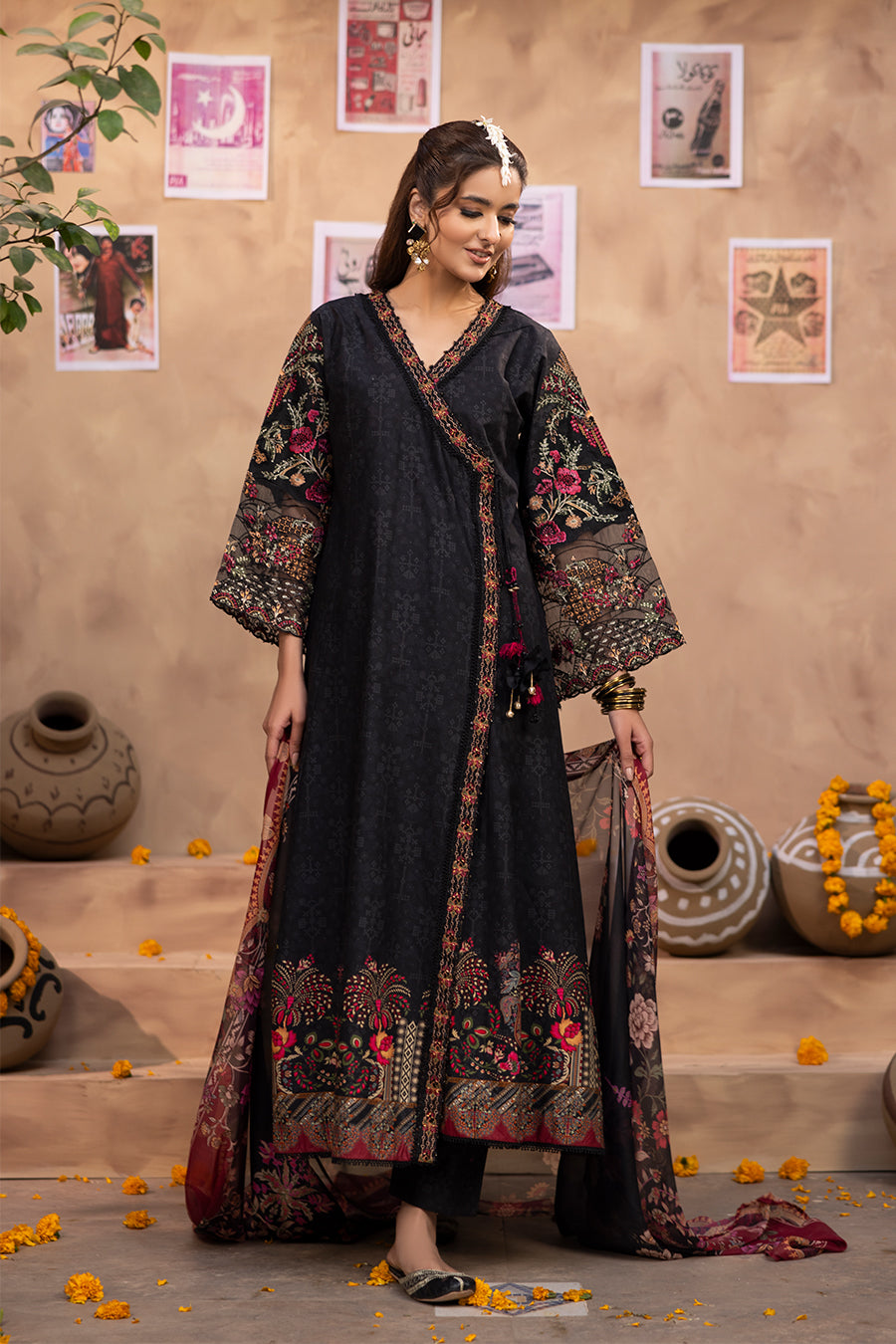 Rahi - Cotton Cambric Frock (3PC)