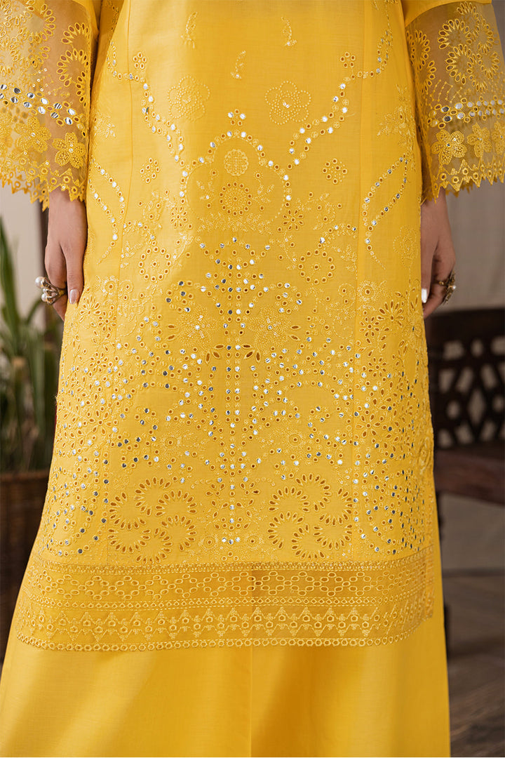 Golden Topaz Emb-3PC - Zeenat Pret
