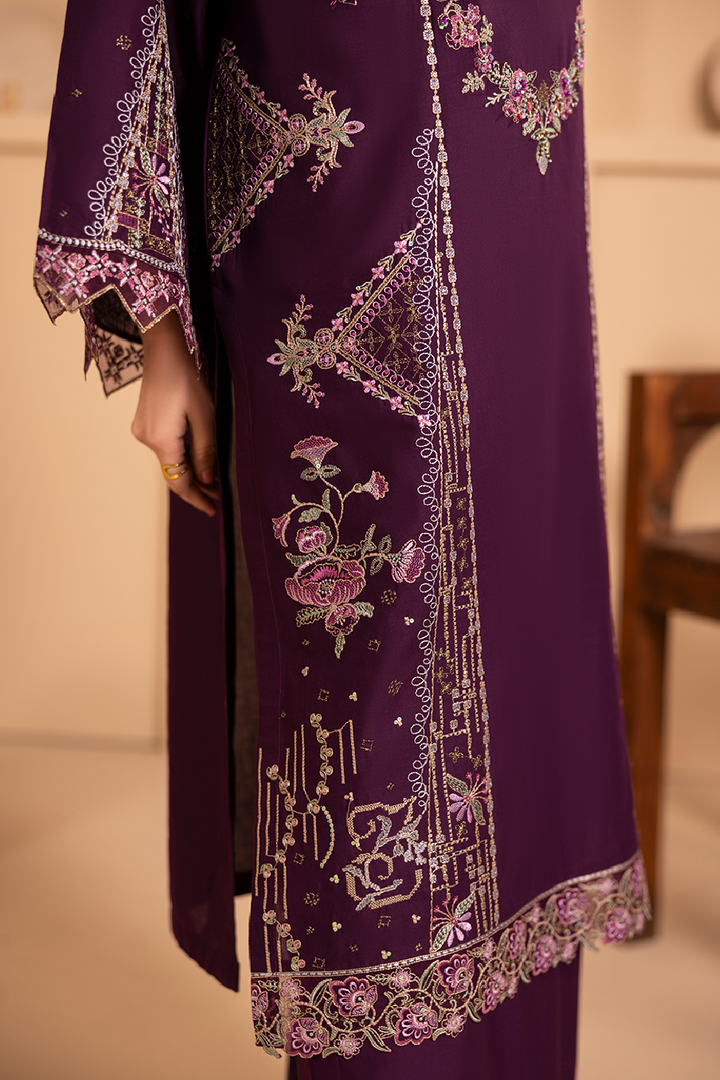 Hazel Emb-3PC - Zeenat Pret