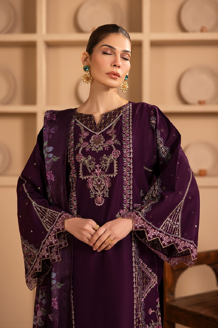 Hazel Emb-3PC - Zeenat Pret