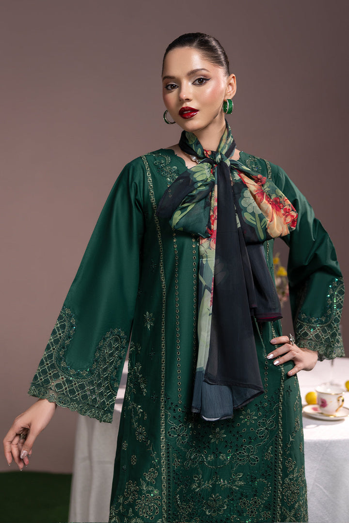 Jade Emb-3PC - Zeenat Pret