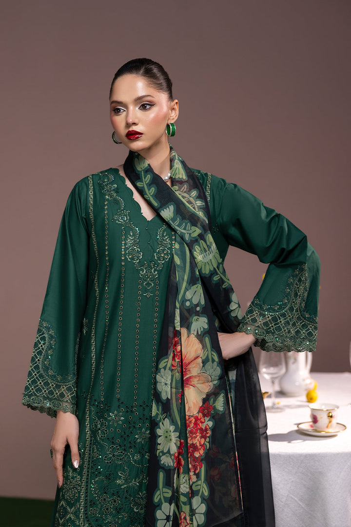 Jade Emb-3PC - Zeenat Pret