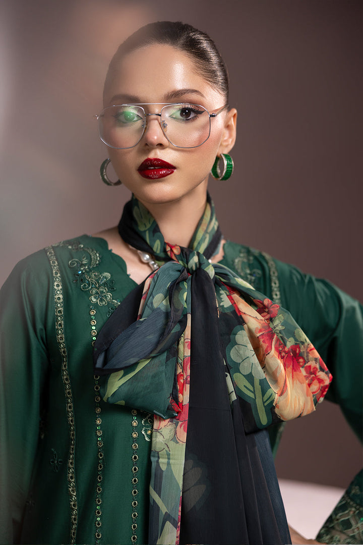 Jade Emb-3PC - Zeenat Pret