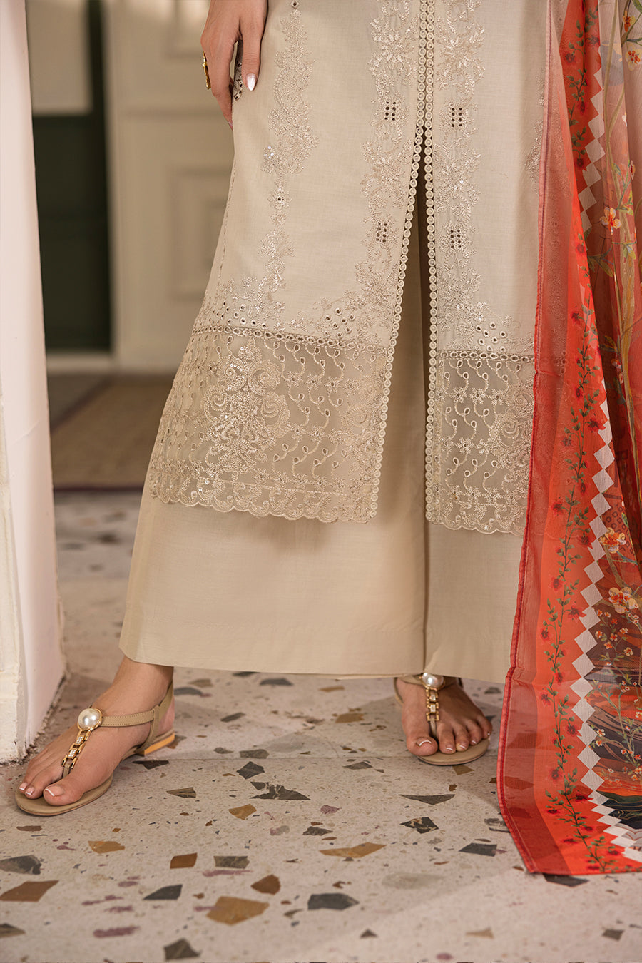 Jasper Emb-3PC - Zeenat Pret